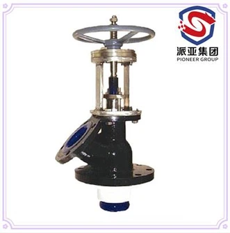 ग्लास लाइन फ्लश बॉटम वाल्व